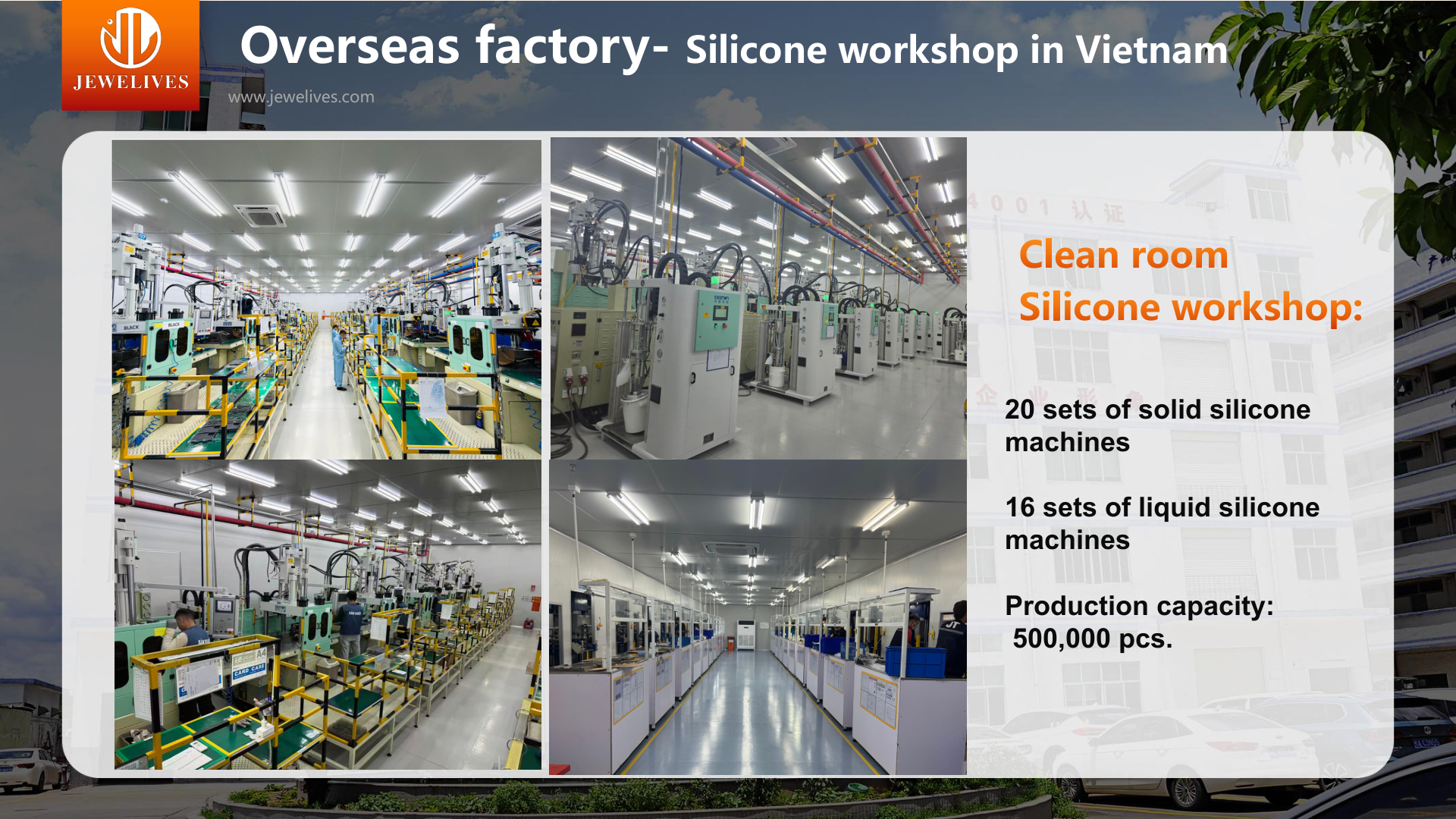Overseas silicone factory in Vietnam