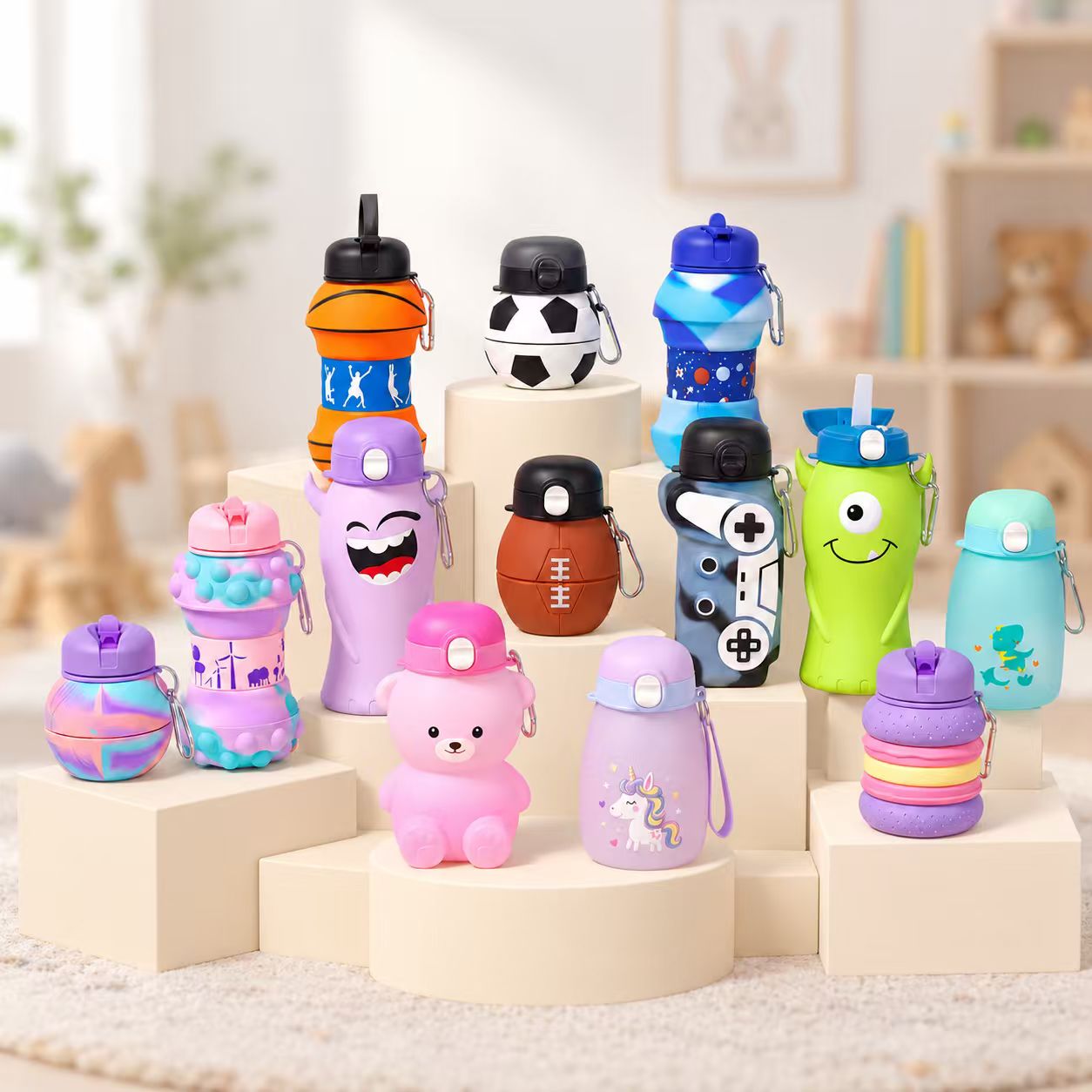 Jewelives 2026 silicone water bottle collection